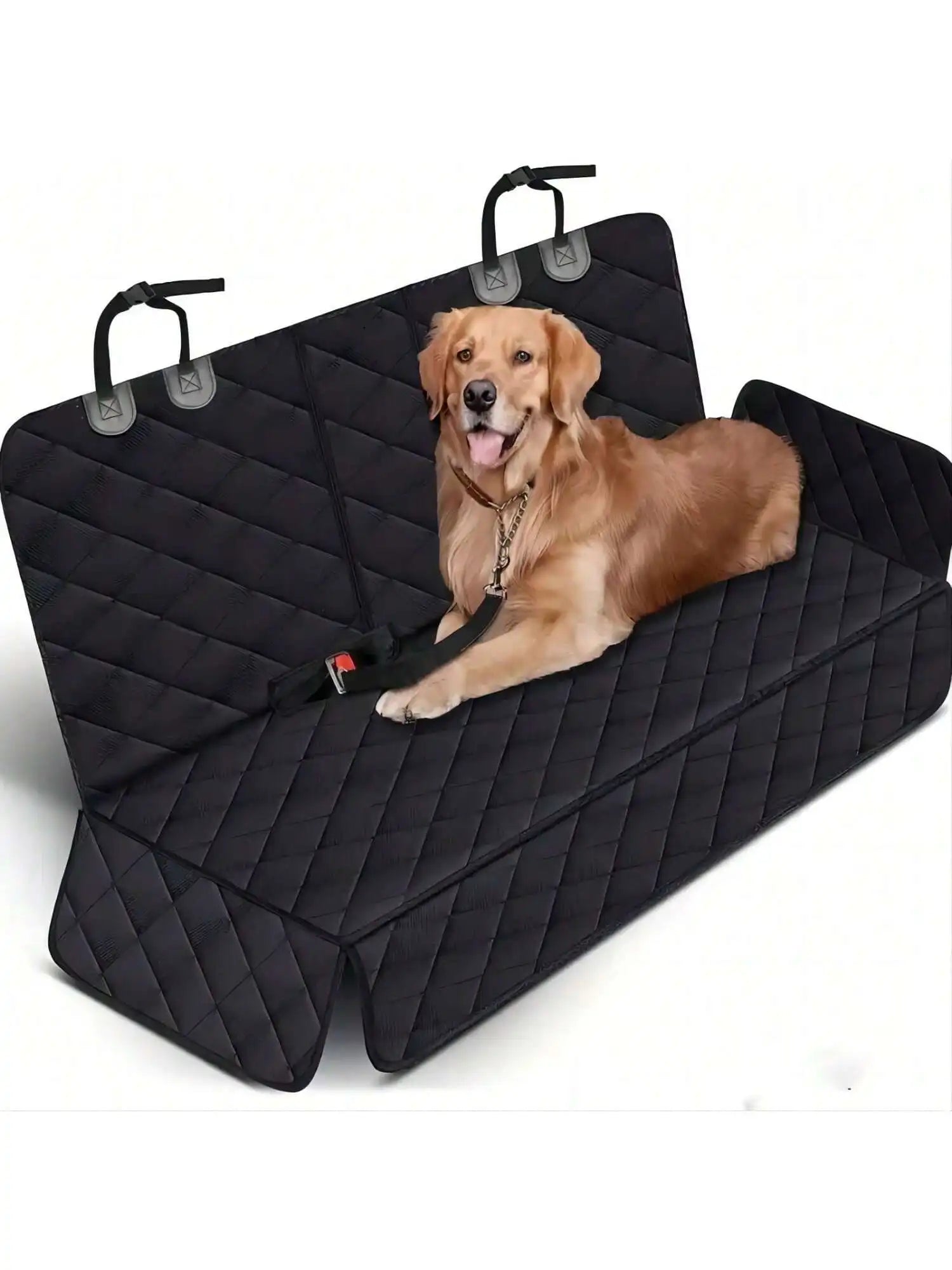 Waterproof Dog Car Seat Cover with Armrest Access