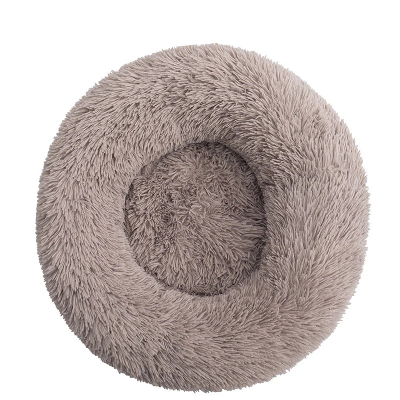 Calming Orthopedic Donut Dog Bed with Washable Cover