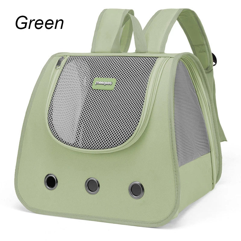 Foldable Breathable Cat & Puppy Backpack Carrier