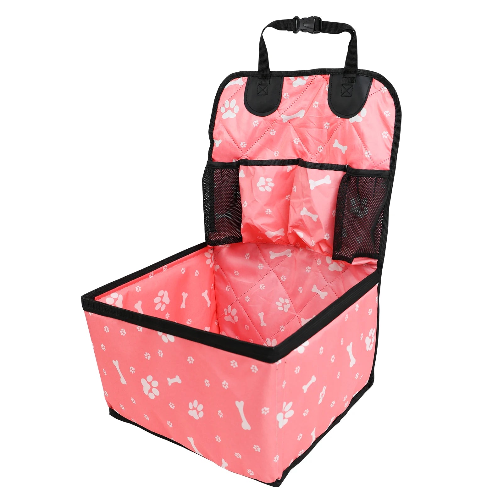 Non-Slip Dog Car Seat Cover with Storage Pockets