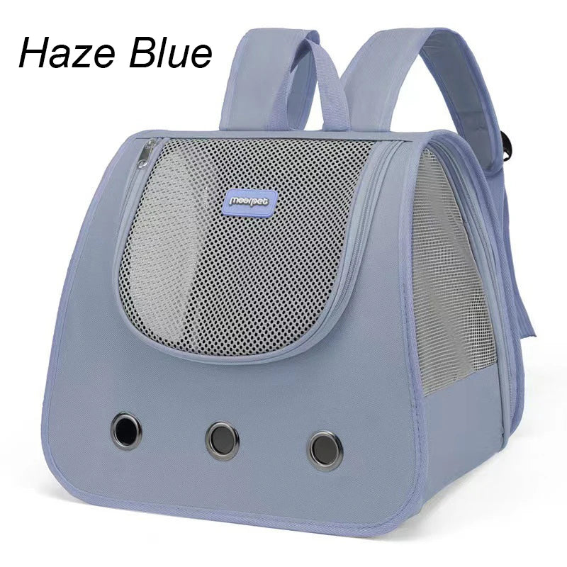 Foldable Breathable Cat & Puppy Backpack Carrier