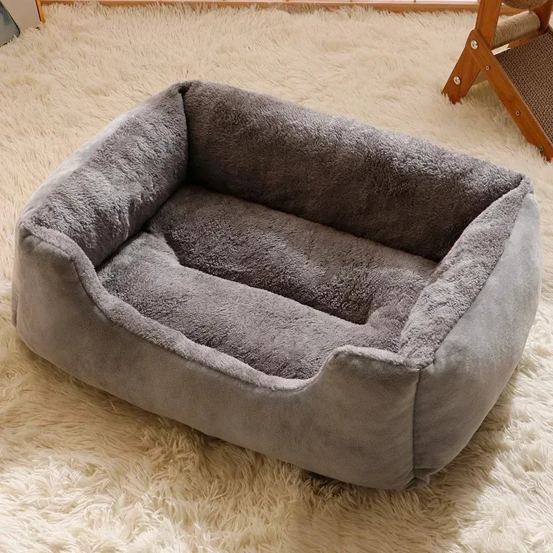 Cozy Winter Cat Bed Cushion & Nest House