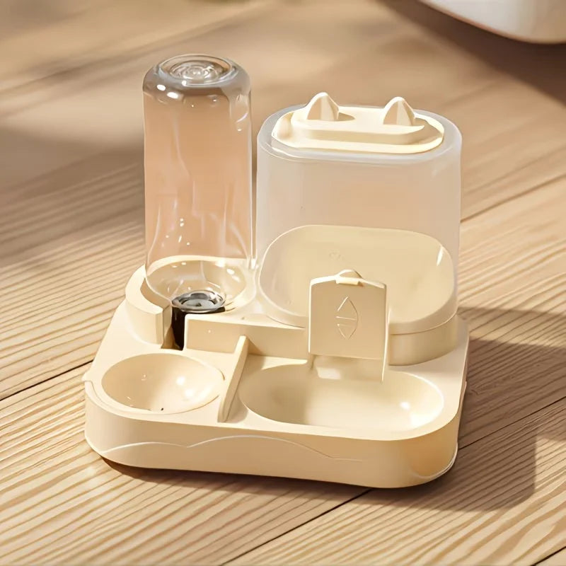 2-in-1 Gravity Pet Feeder & Water Dispenser