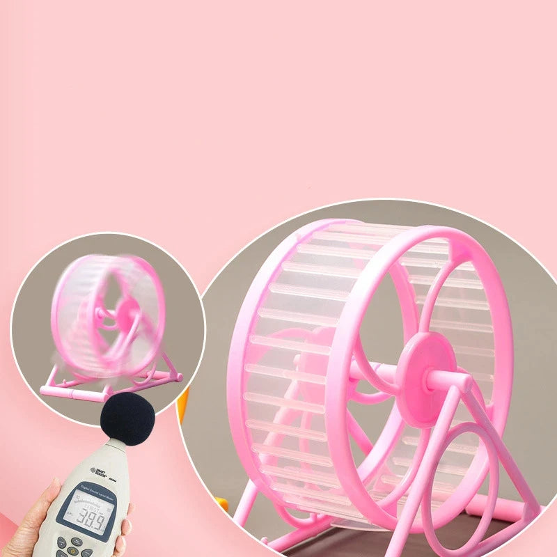 Silent Spinning Exercise Wheel for Hamsters & Small Pets