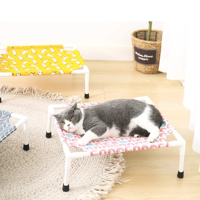 Breathable Cooling Cat Hammock Bed for Warm Weather