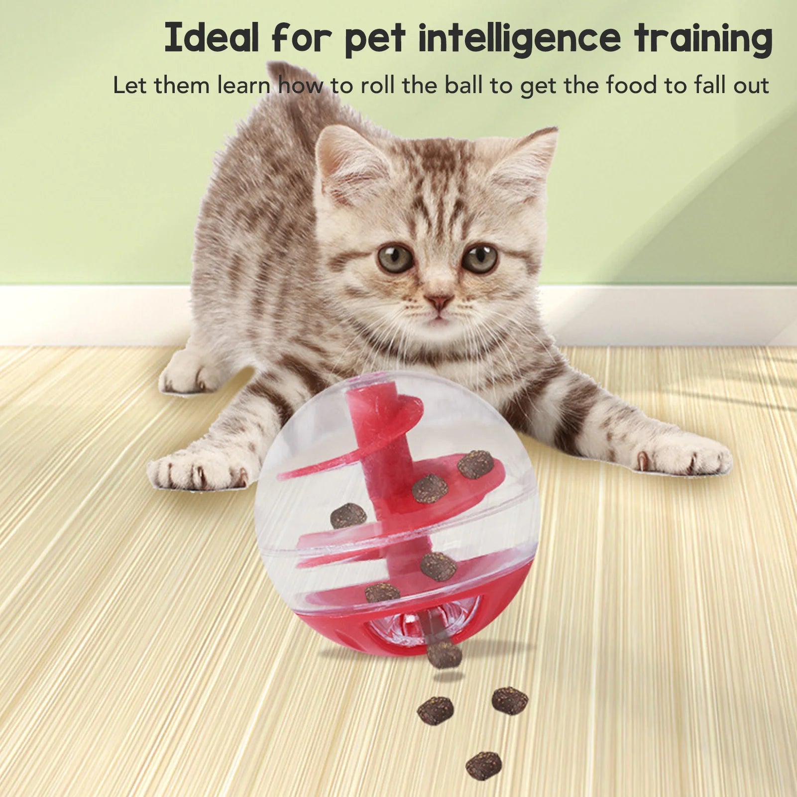 Bite-Resistant Treat Puzzle Slow Feeder for Kittens