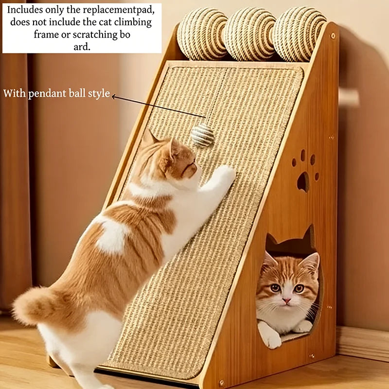 Cat Sisal Scratching Pad – Durable Natural Scratch Mat for Indoor Cats