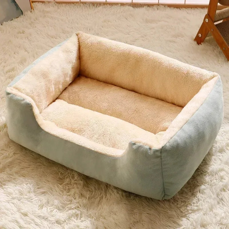 Cozy Winter Cat Bed Cushion & Nest House