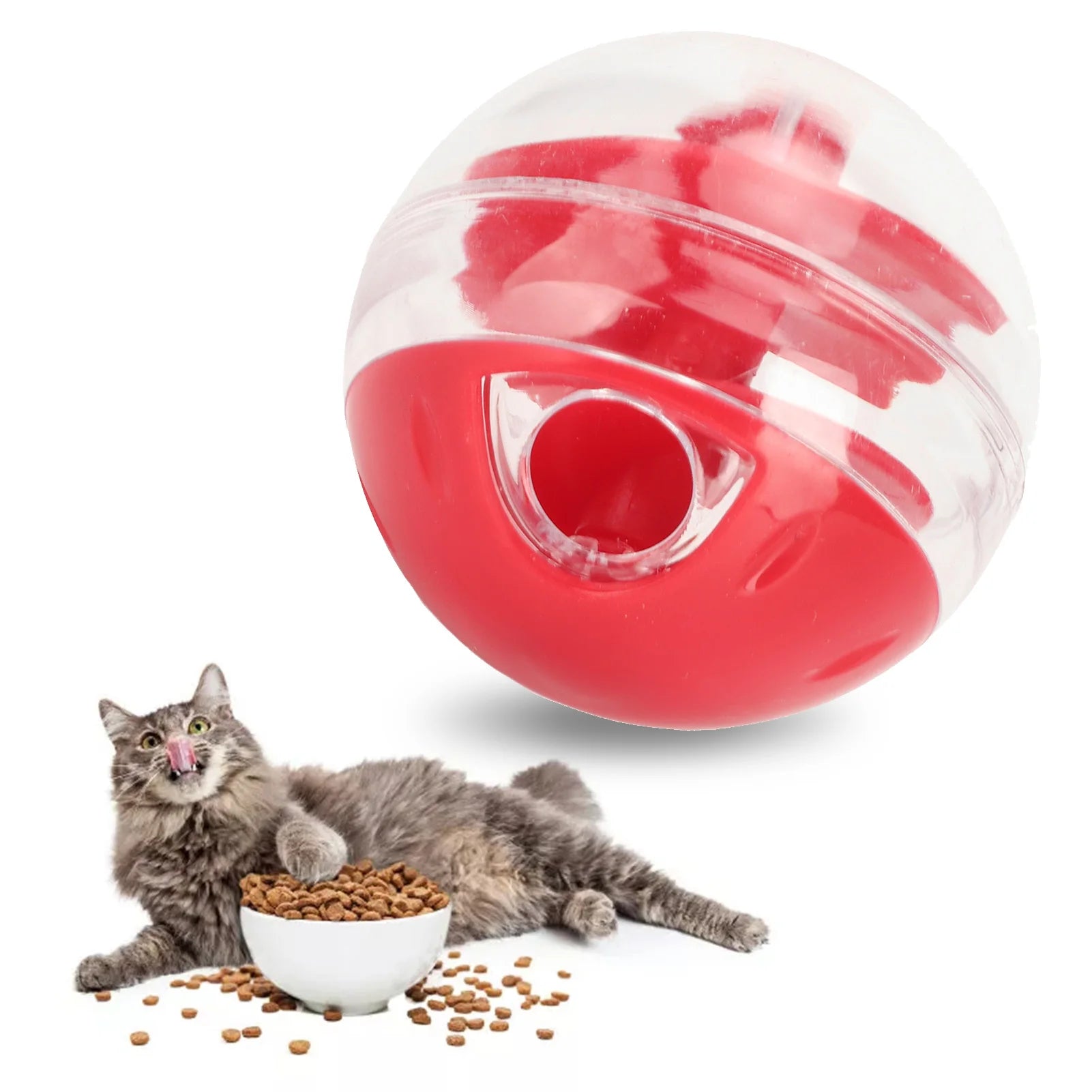 Bite-Resistant Treat Puzzle Slow Feeder for Kittens