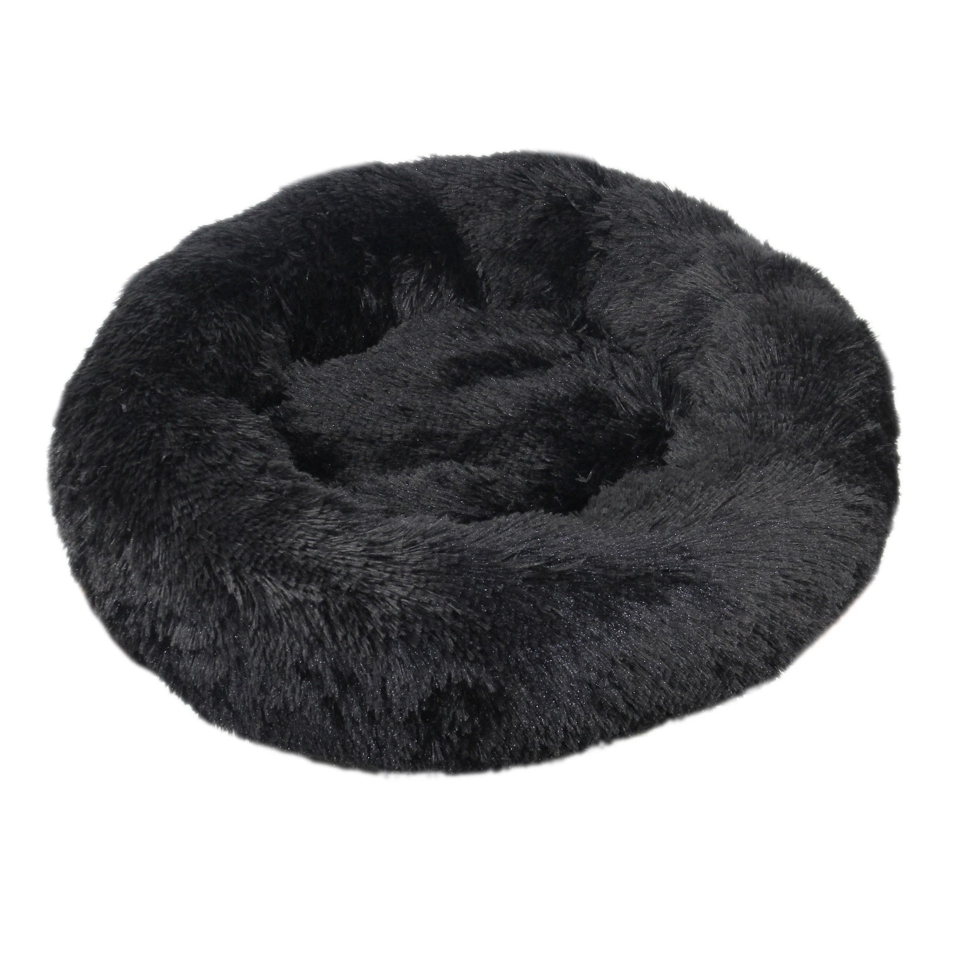Calming Orthopedic Donut Dog Bed with Washable Cover