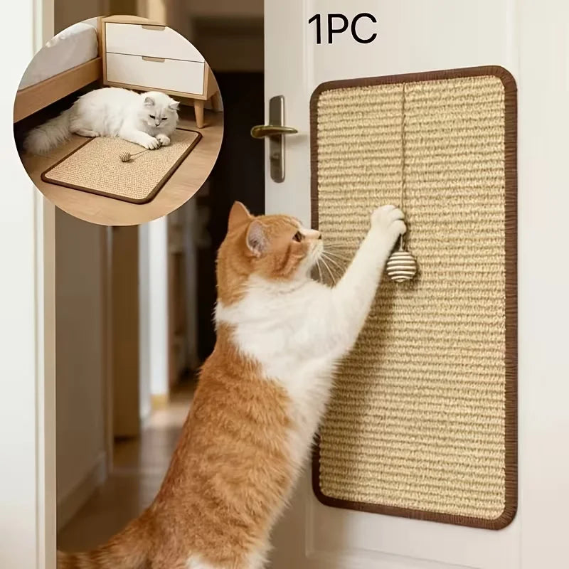 Cat Sisal Scratching Pad – Durable Natural Scratch Mat for Indoor Cats