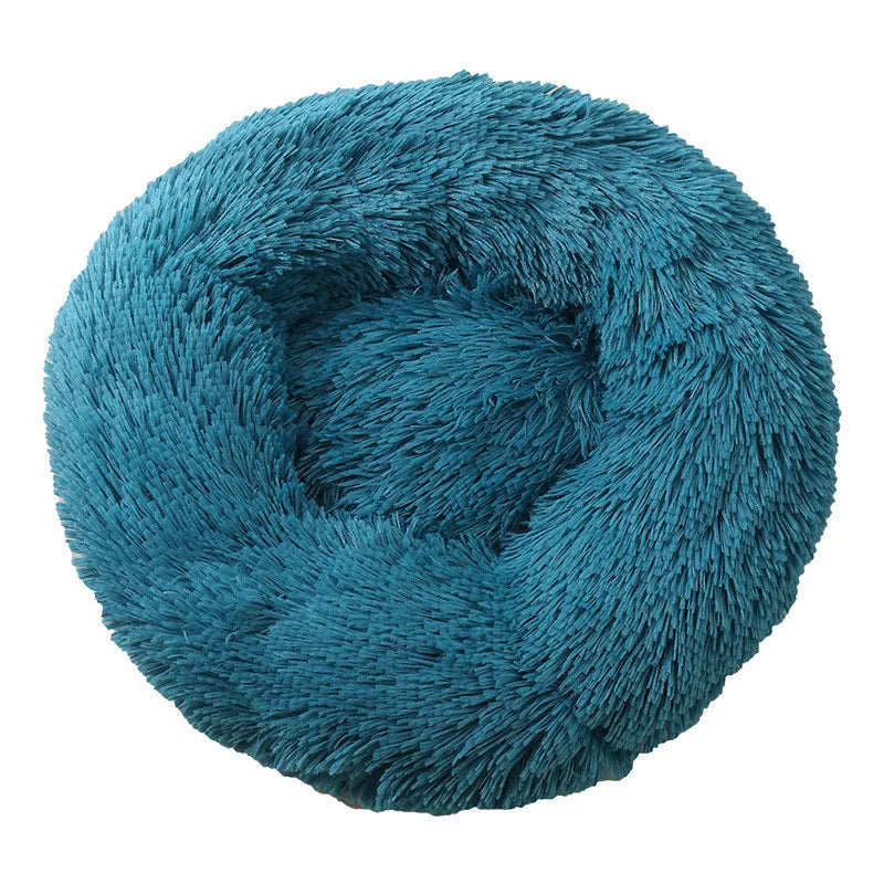 Calming Orthopedic Donut Dog Bed with Washable Cover
