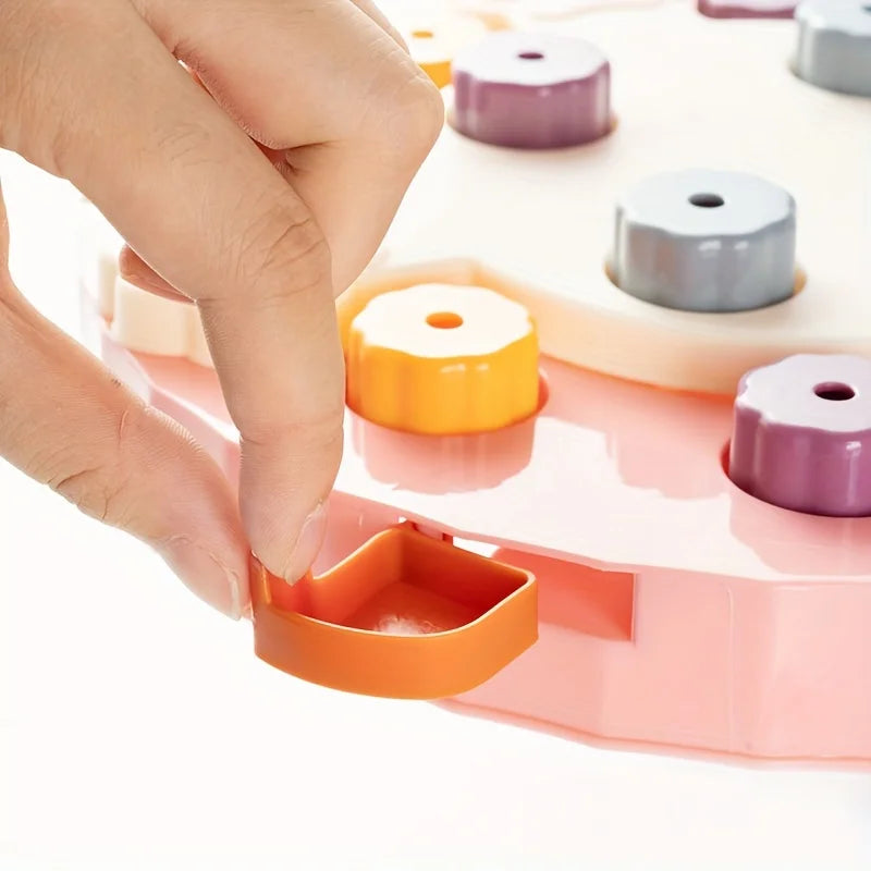 Interactive Puzzle Feeder Bowl with Treat Dispenser
