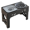 Adjustable Elevated Dog Bowl – 3-in-1 Slow Feeder & Water Bowl