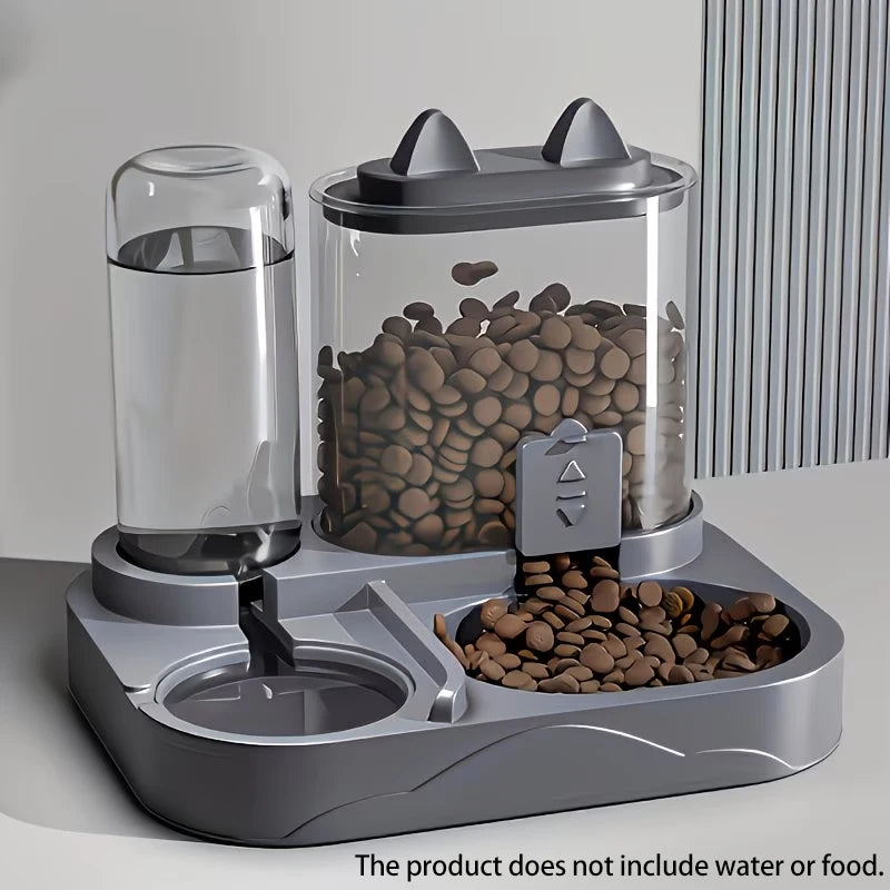 2-in-1 Gravity Pet Feeder & Water Dispenser