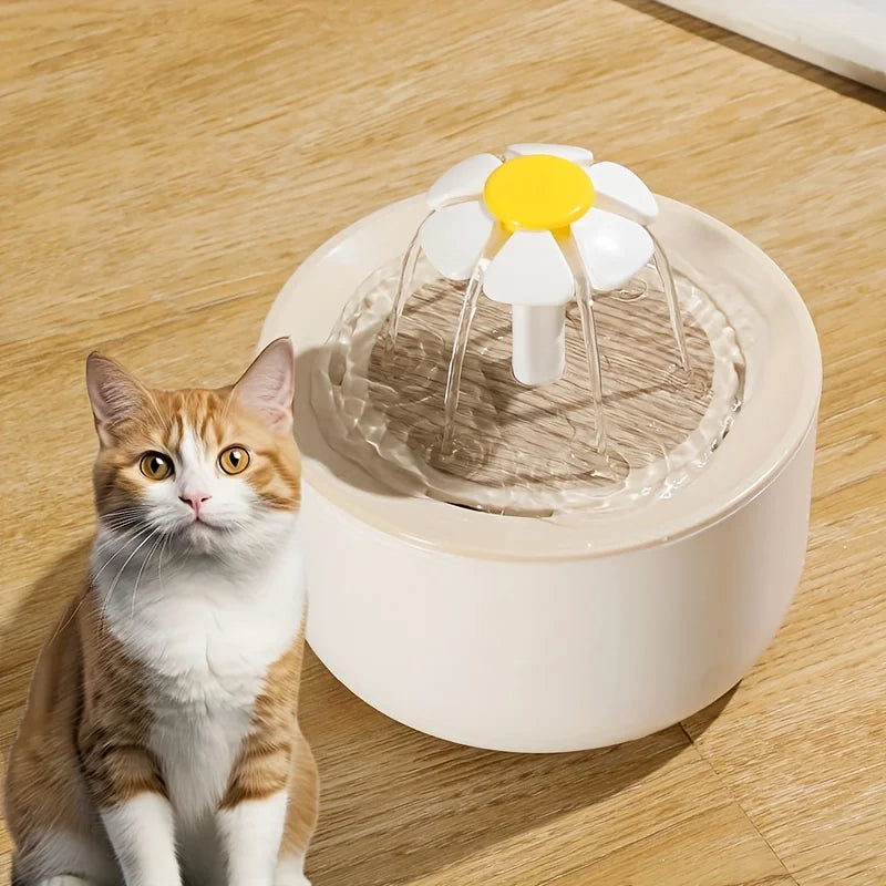 1L USB Electric Pet Water Fountain with Filter