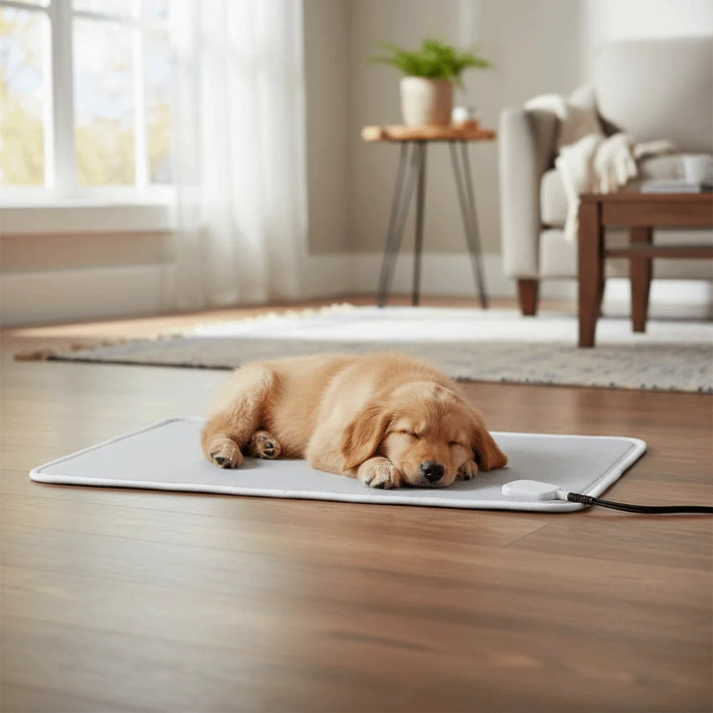 Waterproof Bite-Proof Heated Pet Pad for Cats & Dogs
