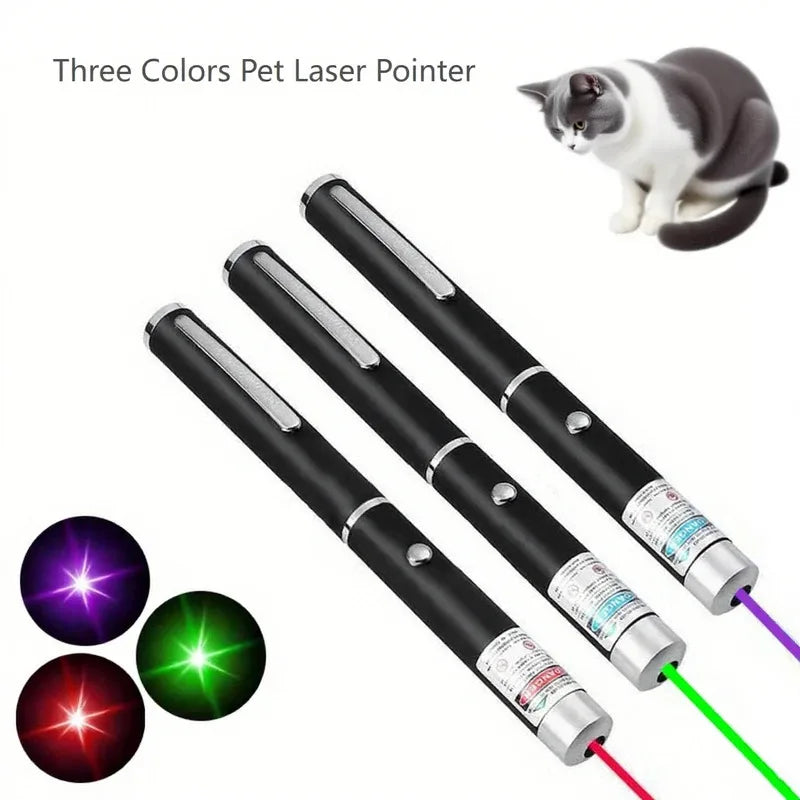 2-in-1 Interactive Laser Pointer & LED Flashlight Cat Toy