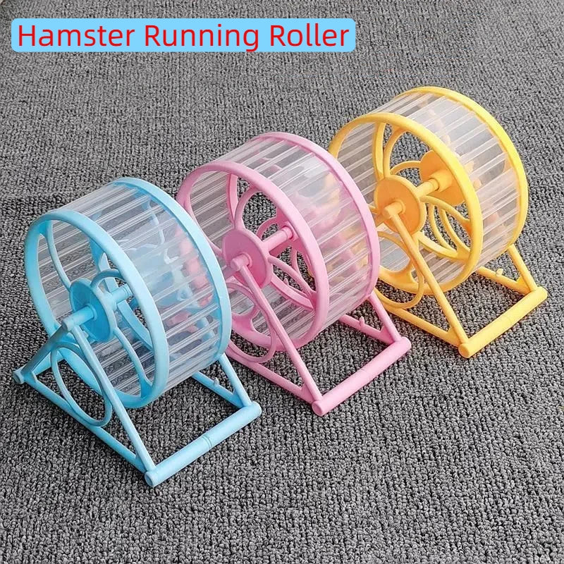 Silent Spinning Exercise Wheel for Hamsters & Small Pets