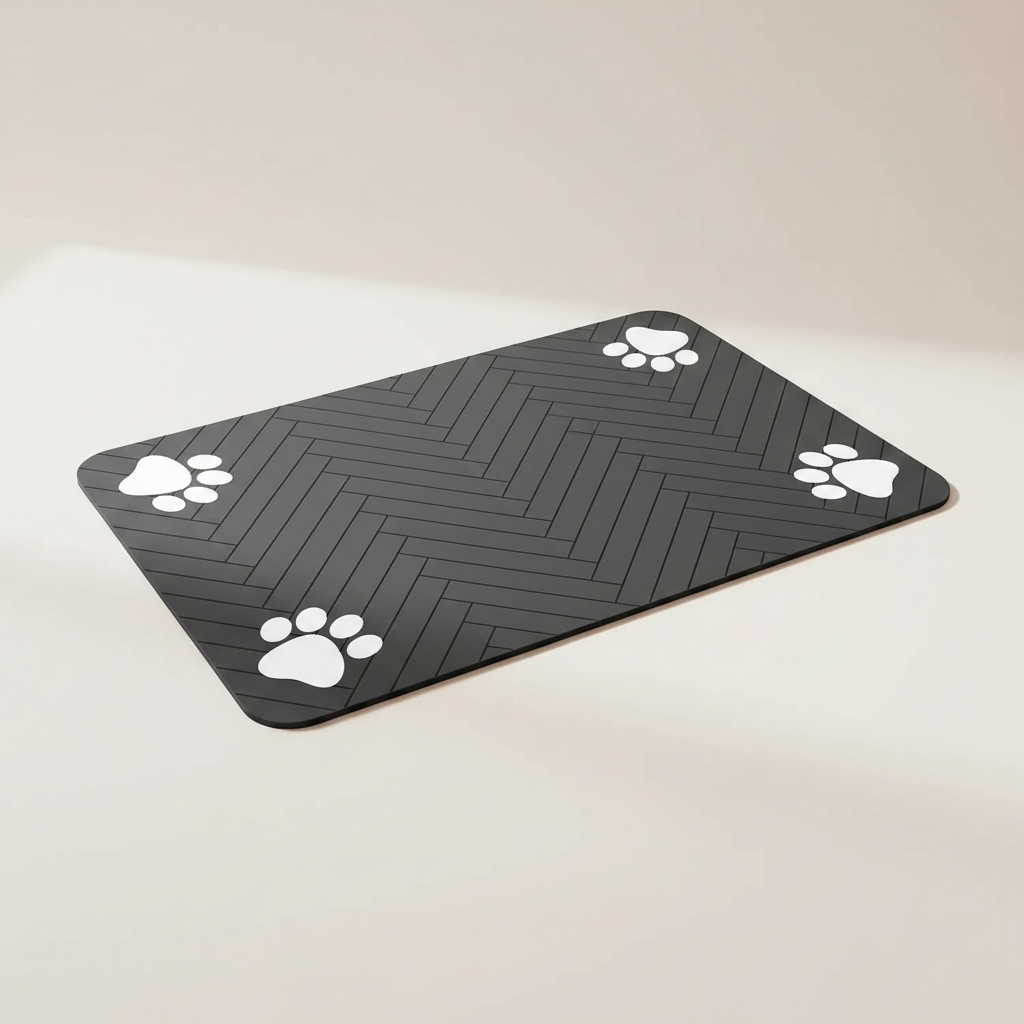 Clean product shot of the feeding mat