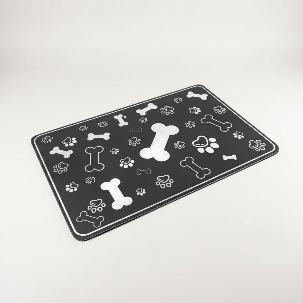 Clean product shot of the pet placemat