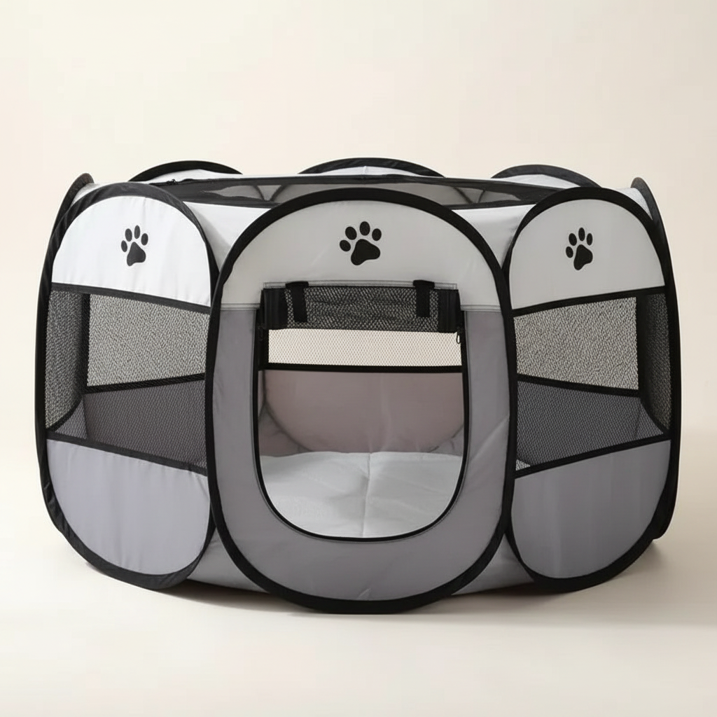 Clean product shot of the playpen tent