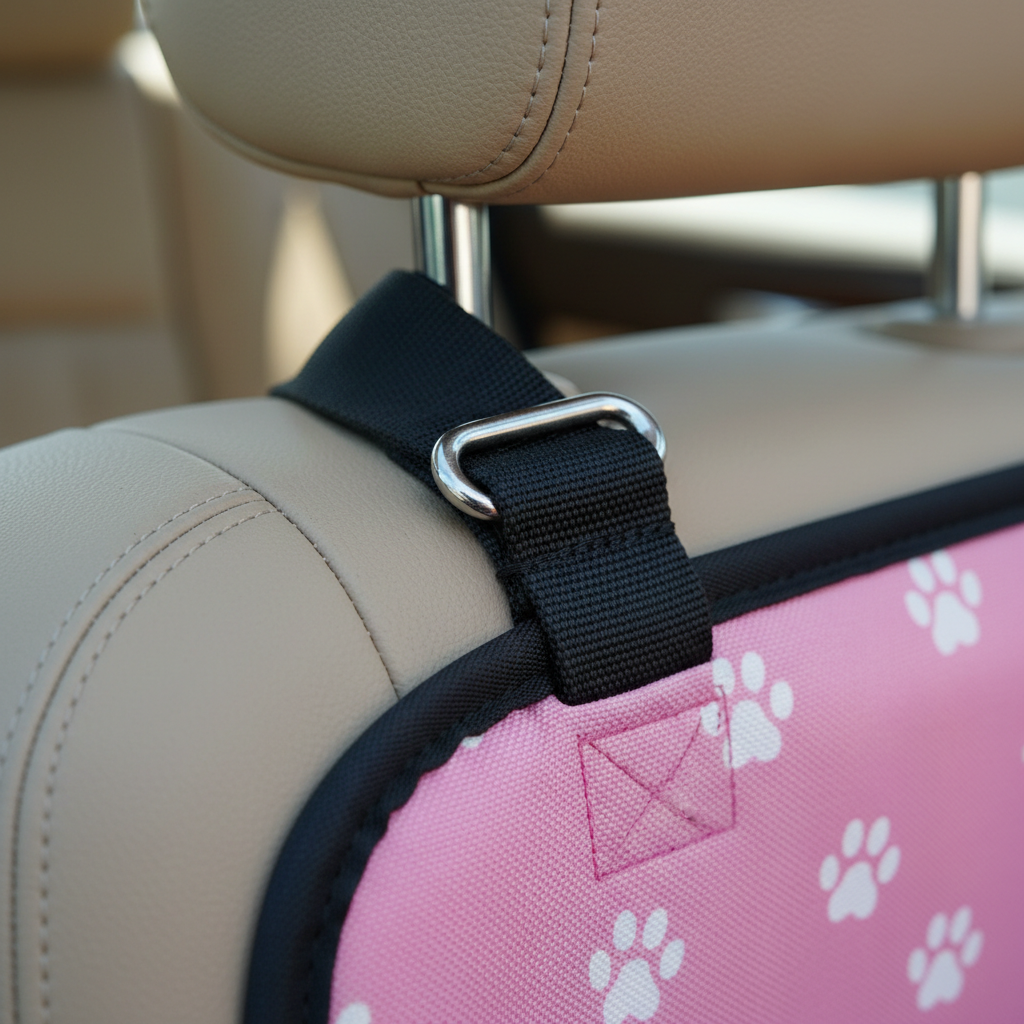 Close-up - Dog Car Booster Seat