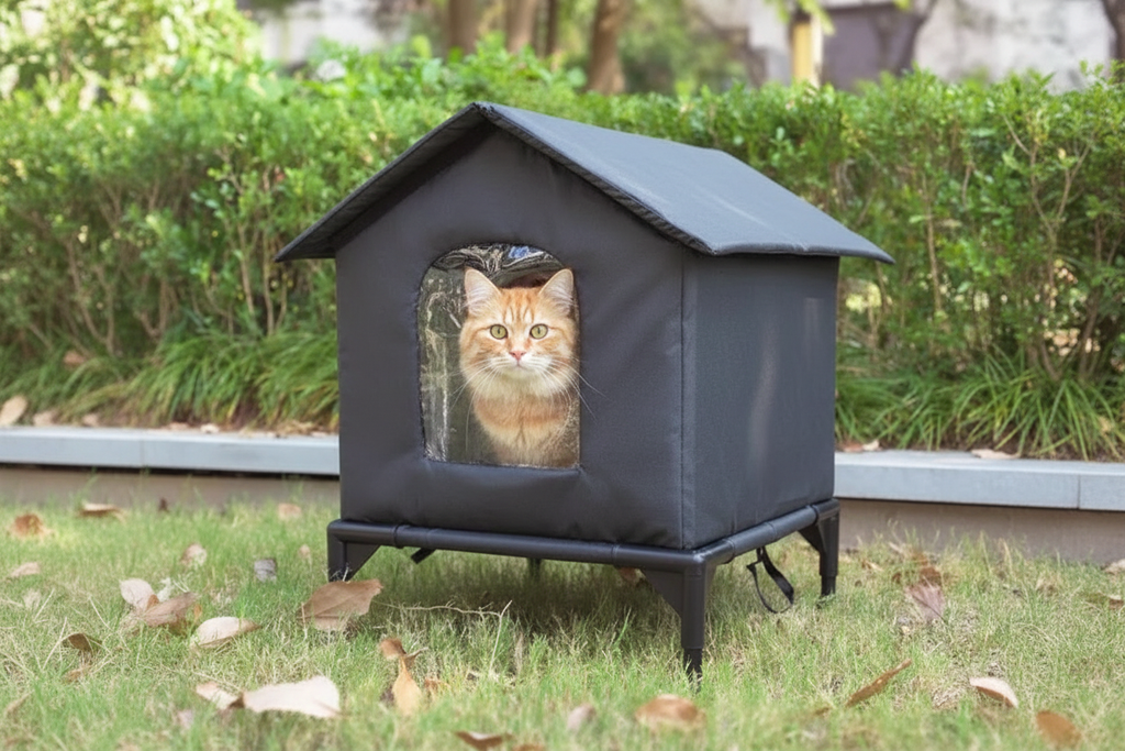 Closeup - Cat at the Door