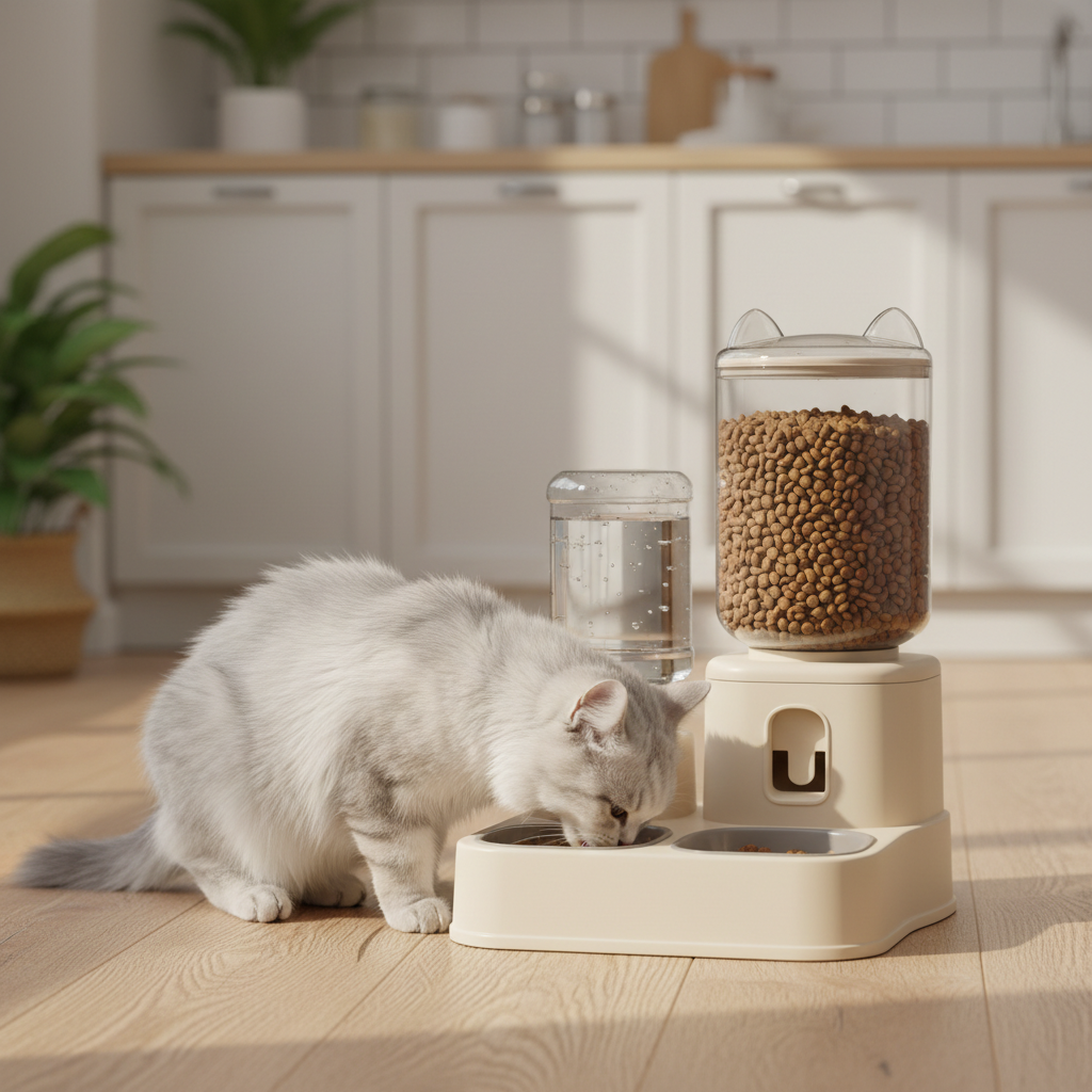 Lifestyle - 2-in-1 Gravity Pet Feeder