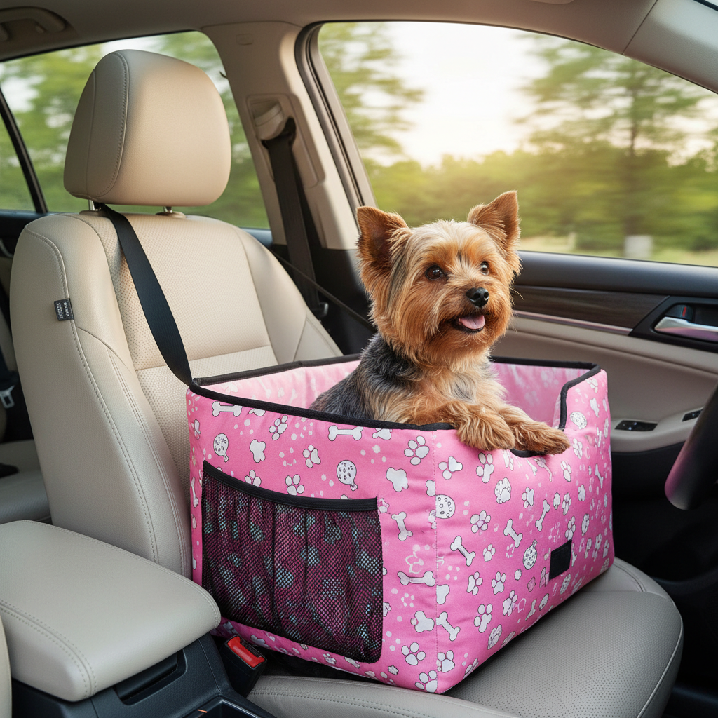 Lifestyle - Dog Car Booster Seat