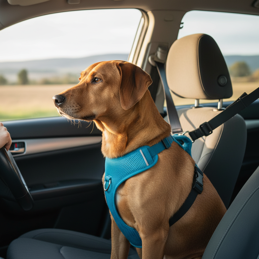 Lifestyle - Dog Car Seat Belt