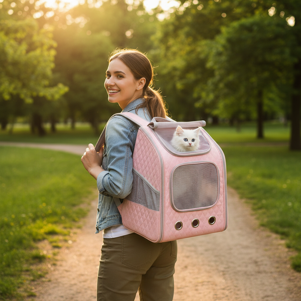 Lifestyle - Foldable Pet Backpack Carrier
