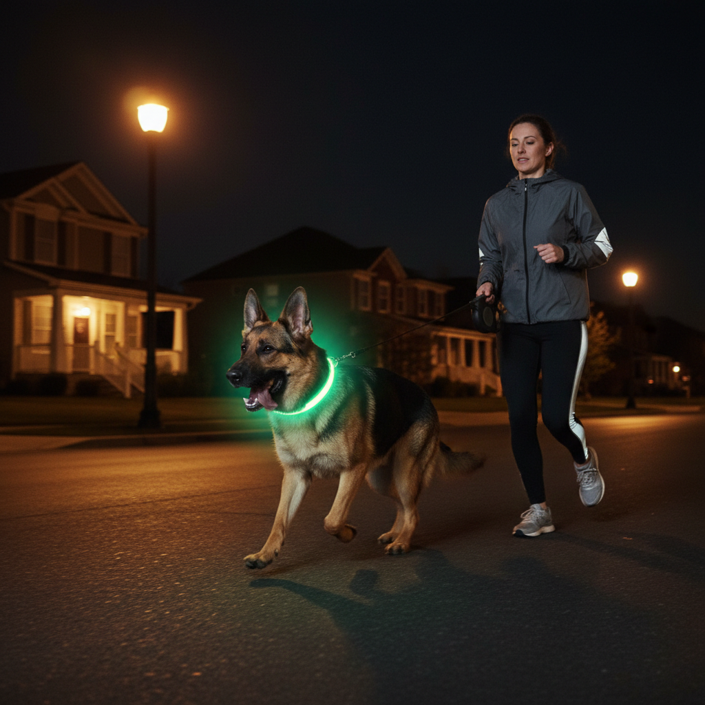 Lifestyle - LED Glowing Dog Collar