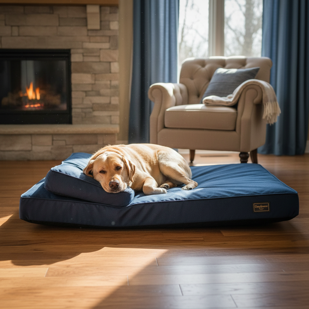 Lifestyle - Orthopedic Memory Foam Dog Bed